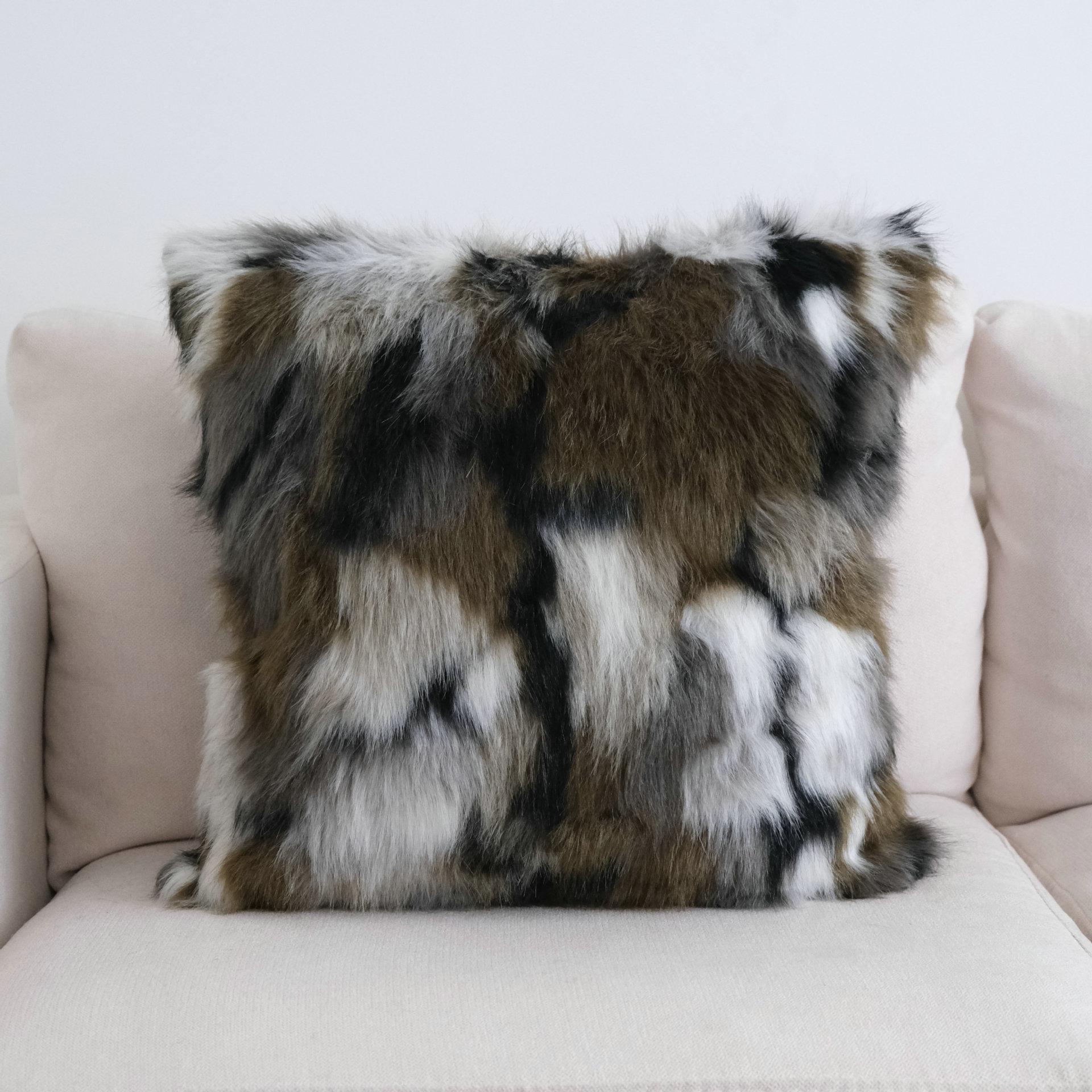 30X50/45X45CM Zachte Plaid Kussensloop Lichte Luxe Pluche Taillekussenhoes Decor Huis Decoratieve Kussensloop 30x50cm