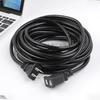 Copper Dual-Core Power Cord with Plug and Socket for Mobile Phone or Fan Extension
