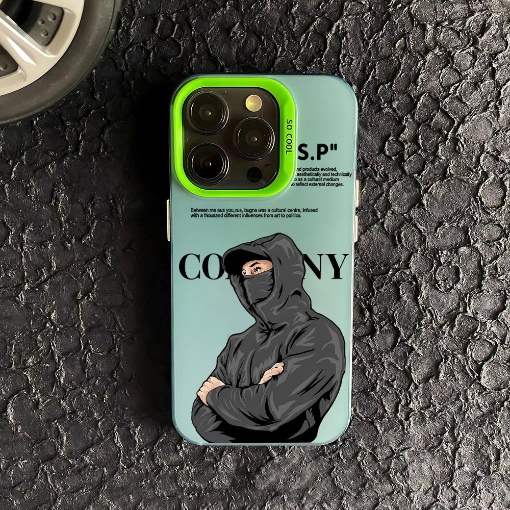 Custodia per Telefono Lusso-C-Cp per IPhone C-ComPanys-luxury-C-Cp 17 16e 16 15 14 13 12 11 Mini Pro Max X XR 8 Air Plus Copertura Posteriore Opaca