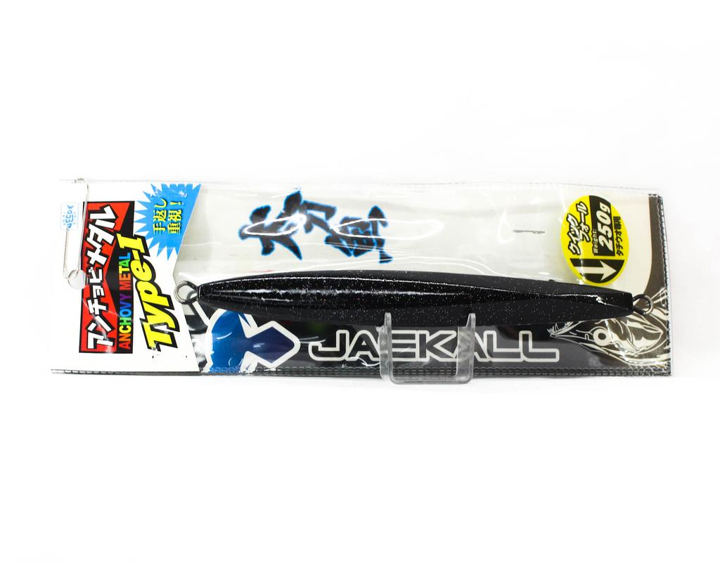 Jackall Metal Jig Anchovy Type 1 Standard 250 grams Black (5016)