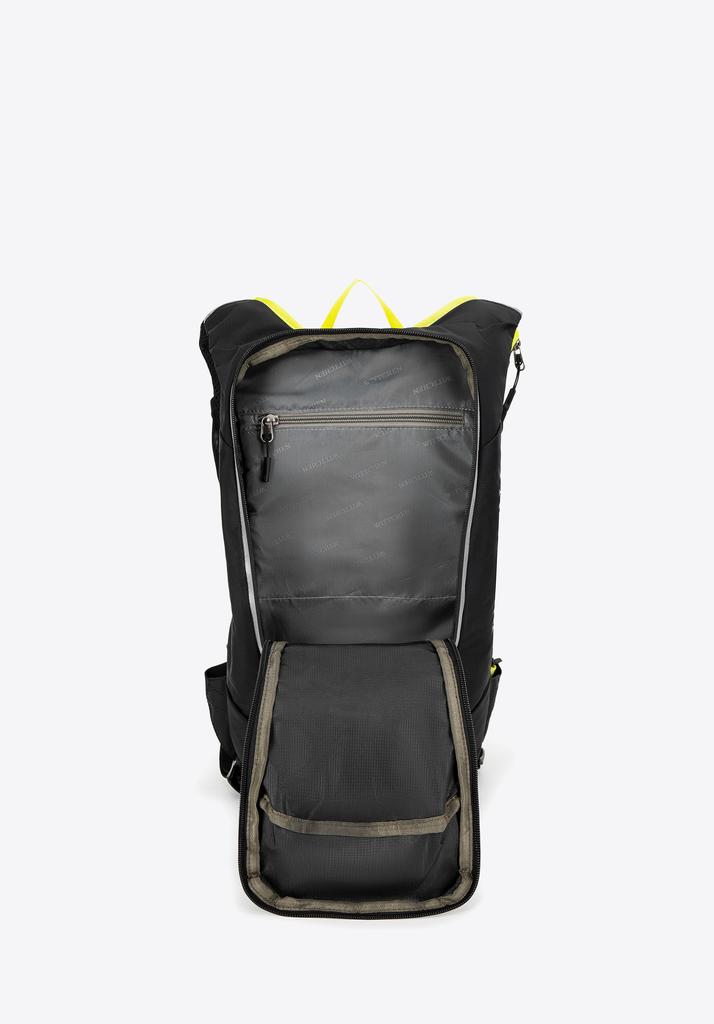 Zaino Sportivo da Uomo Wittchen con Spazio per Idratazione, Nylon Nero