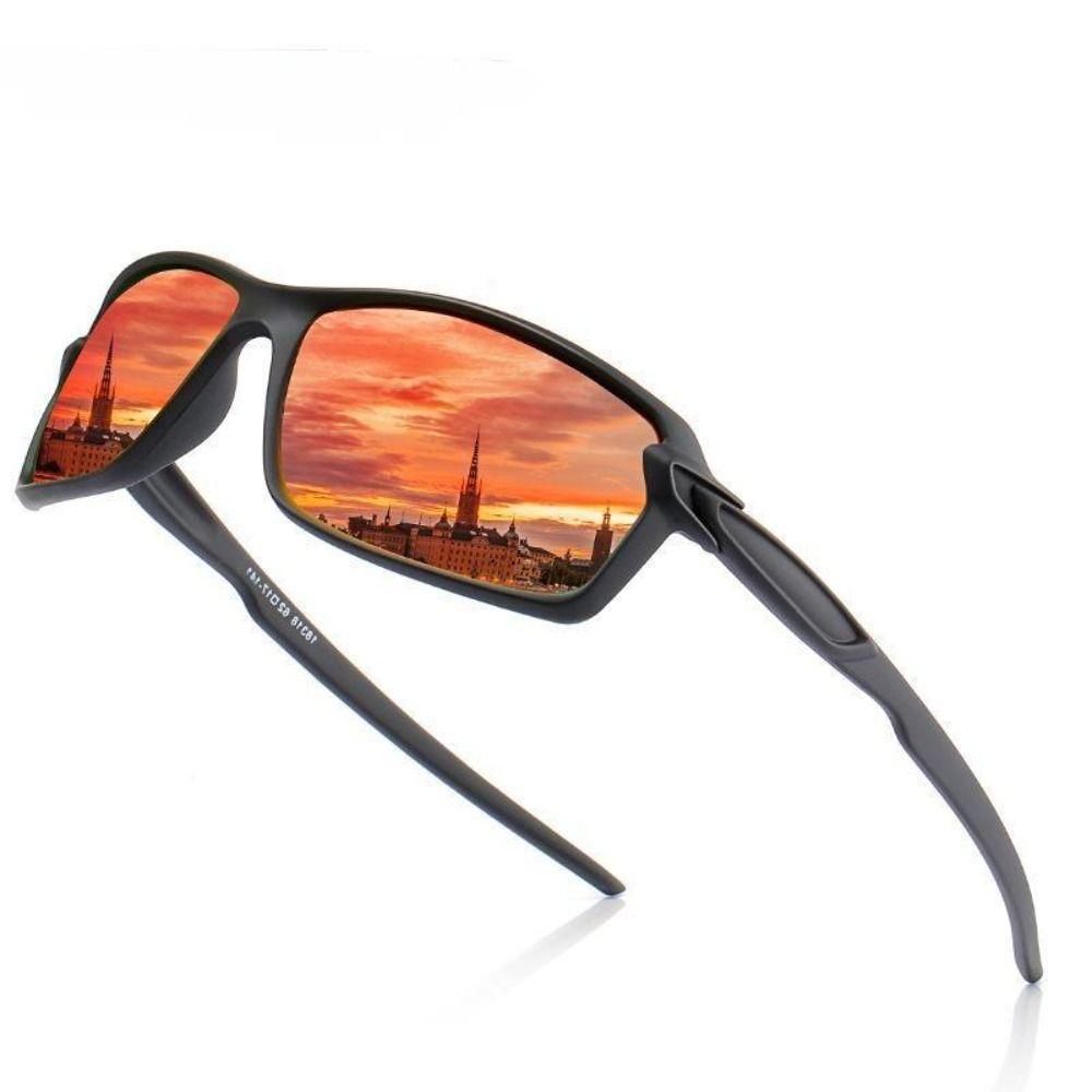 Square Frame Cycling Sunglasses Lightweight Outdoor Sports Glasses  Climbing Skiing