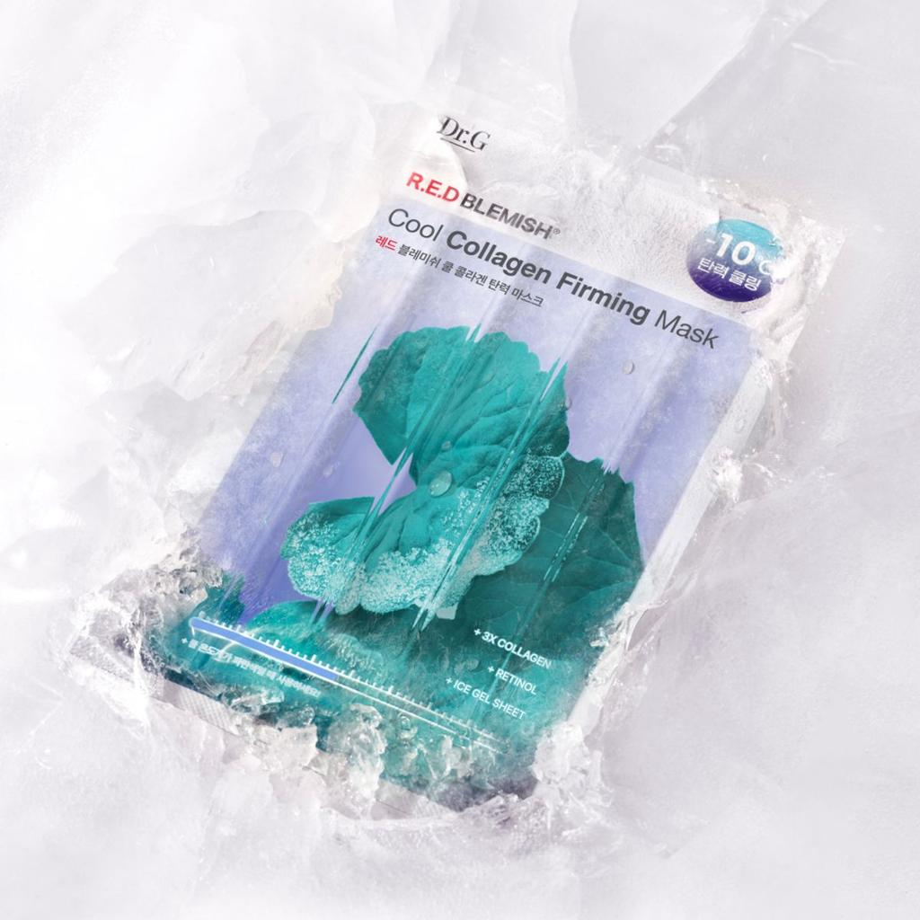 Red Blemish Cool Collagen Firming Mask 30g 10 Sheets