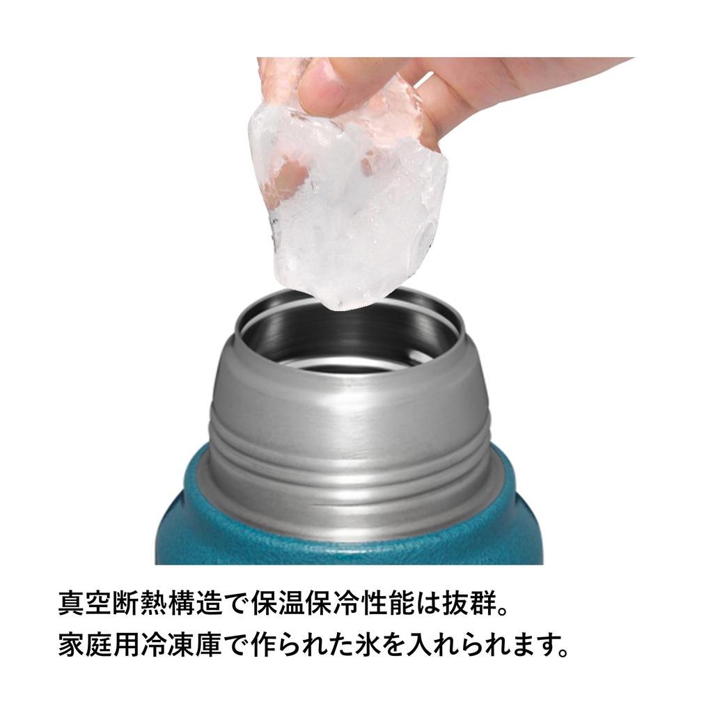 Klasická vakuová láhev STANLEY 1L Hammertone Lake Blue Láhev na vodu Nerezová láhev Recyklovaná nerezová láhev na vodu Venkovní dárek