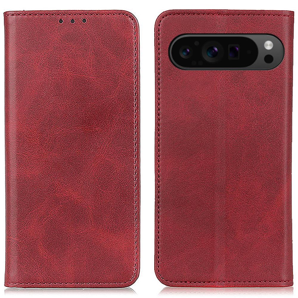 For Google Pixel 10 Pro/10/9 Pro/9 Case Split Leather Magnetic Adsorption Shockproof Flip Phone Cover