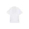 Adidas Logo Solid Color Casual Polo Shirt Men Tops White JI9056