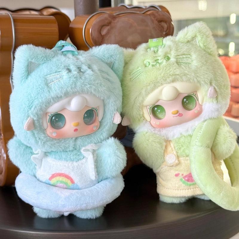 Yooki Kitten Summer Party Series Plush Doll Blind Box Cute Toy Bag Pendant Decoration Surprise Birthday Gift