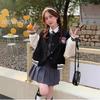2025 Petite Women's Casual Korean Style Baseball Jacket - Spring/Summer
