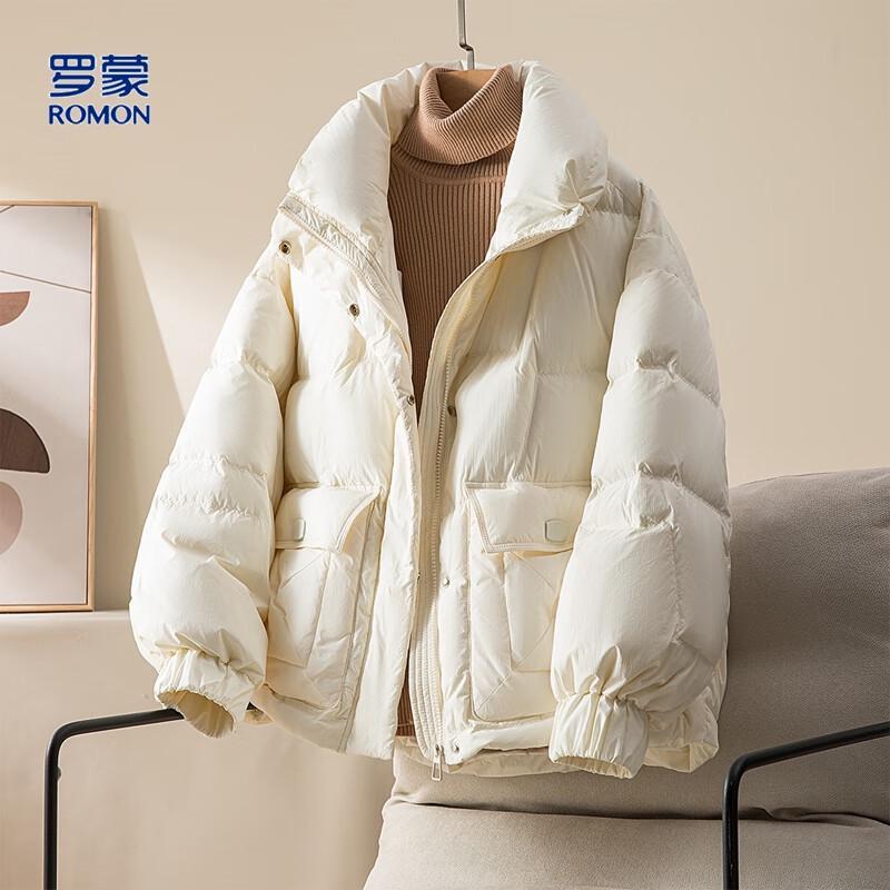 

Luomeng Women s Stand Collar Puffer Down Jacket M