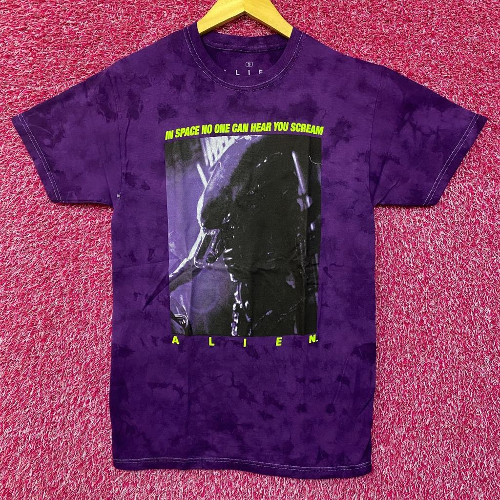 Alien Xenomorph Weltall Niemand kann dich schreien hören Tie-Dye Klein