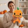 Soft Halloween Stuffed Animal Toy with Stitched Mouth for Home Party Decoration