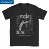 Herren Damen Mgla Schwarzes Metall T-Shirt Musik Baumwolle Oberteile Lustiges Kurzarm Rundhals T-Shirt Große Größe T-Shirt