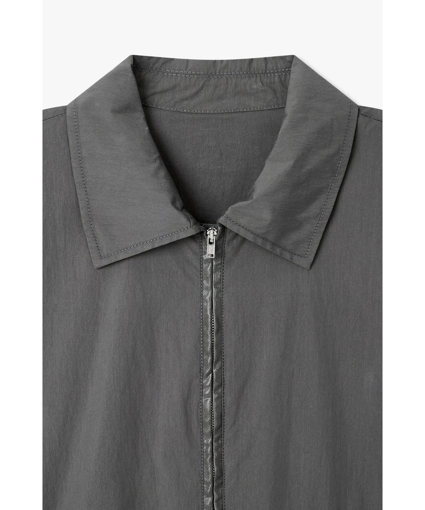 Bobeu Front Zippered Half Dress_Charcoal 7156237004