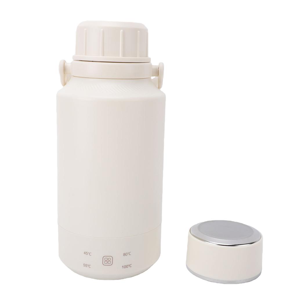 1L Portable Electric Kettle Fast Heating Food Grade Stainless Steel Auto Shut Off Travel Kettle US Plug 110V
