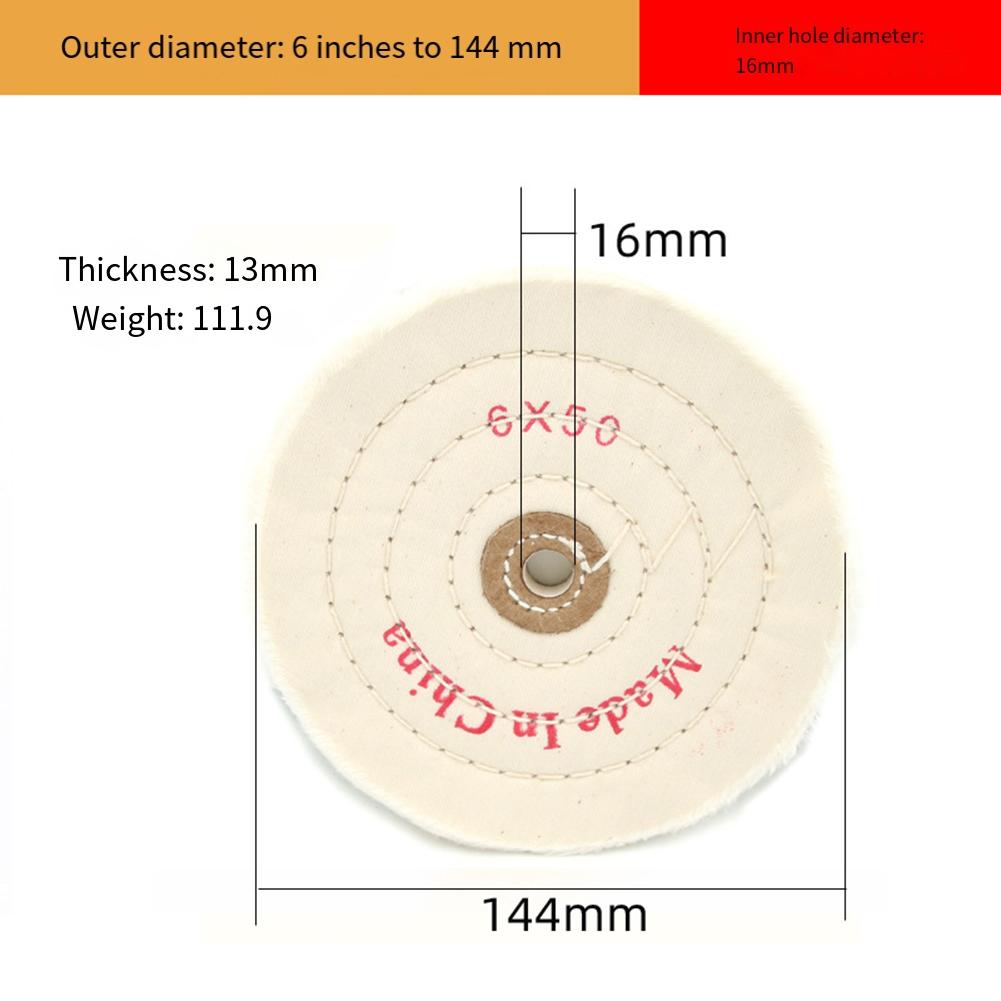 Buffer Wheel Cloth Buffing Wheel For DIY Crafts 16 Mm Thickness Option 4 Mm Thickness Option Final Polishing Tool