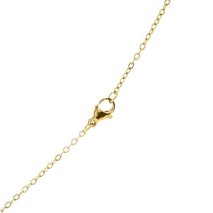 Collier - LUXENTER - Deoko - Or jaune 18K - Zircone cubique - Fermoir mousqueton