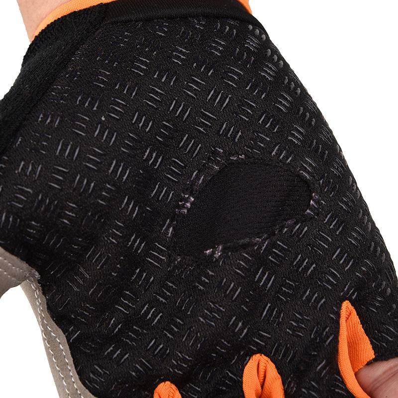New Spring and Summer Outdoor Sports Cycling Half Finger Gloves Men's Fitness Anti Slip and Shockproof Couple Cycling Gloves