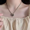 Elegant Retro Chinese Lock Necklace: Versatile Women's Fashion Clavicle Chain