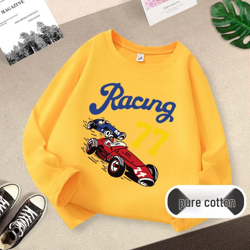 Children's Pure Cotton Long Sleeve T-shirt - Autumn Fashion