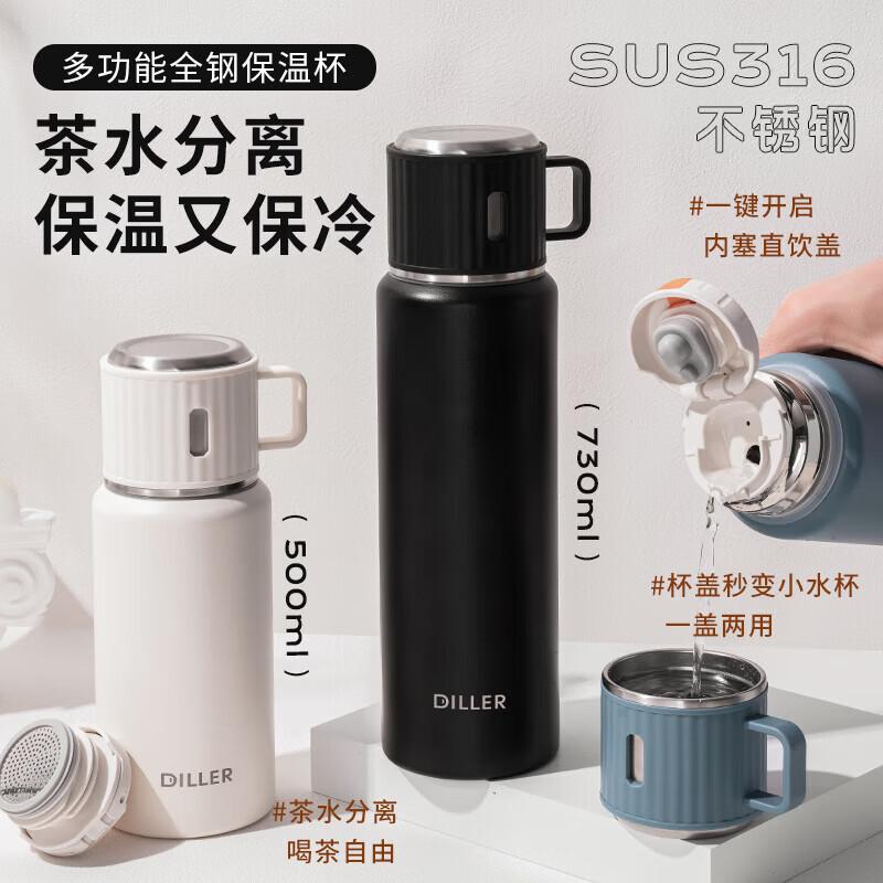 Dilebell MLH9119 Tea Infuser Insulated Bottle