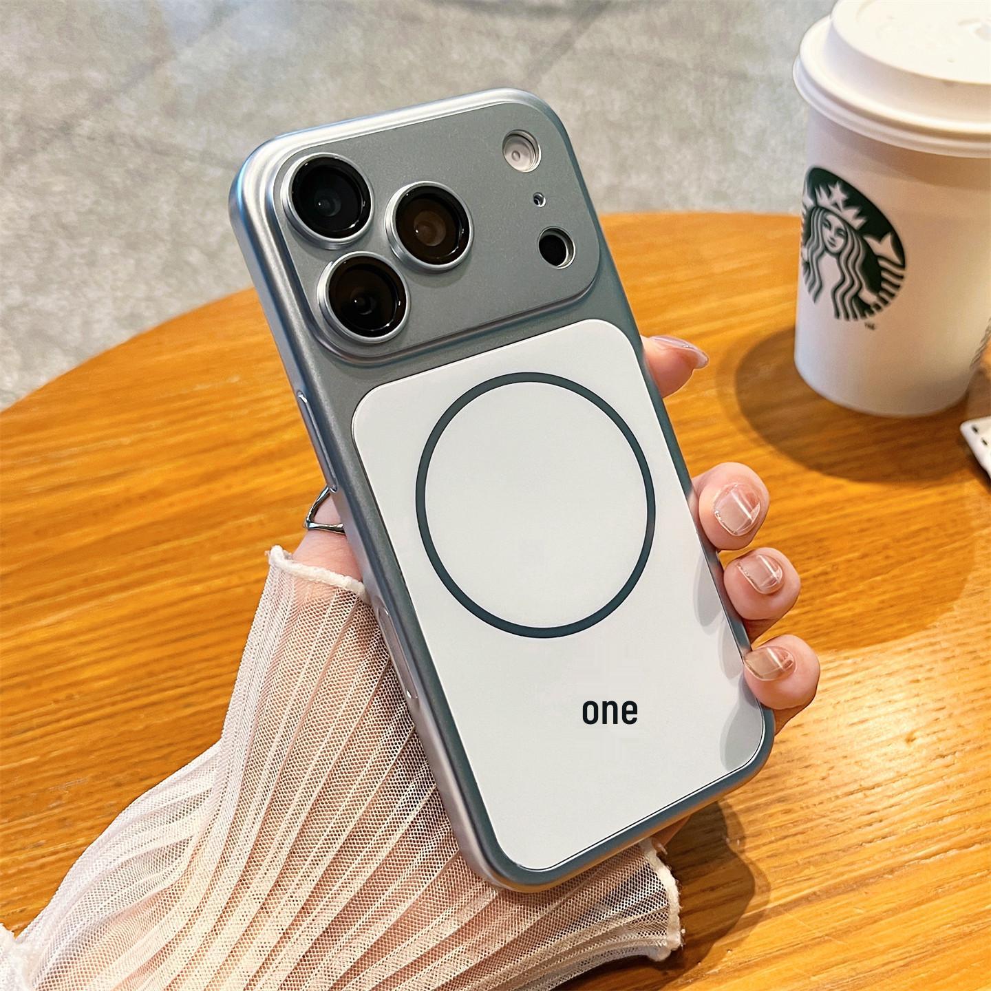 

Electroplated AI Phone Case for iPhone 17 Pro Max with Large Window and Integrated Button, Also Fits iPhone 16 iPhone 16 Pro