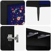 Ottoman Bed with Mattress & LEDs Dark Brown 160x200 cm Fabric
