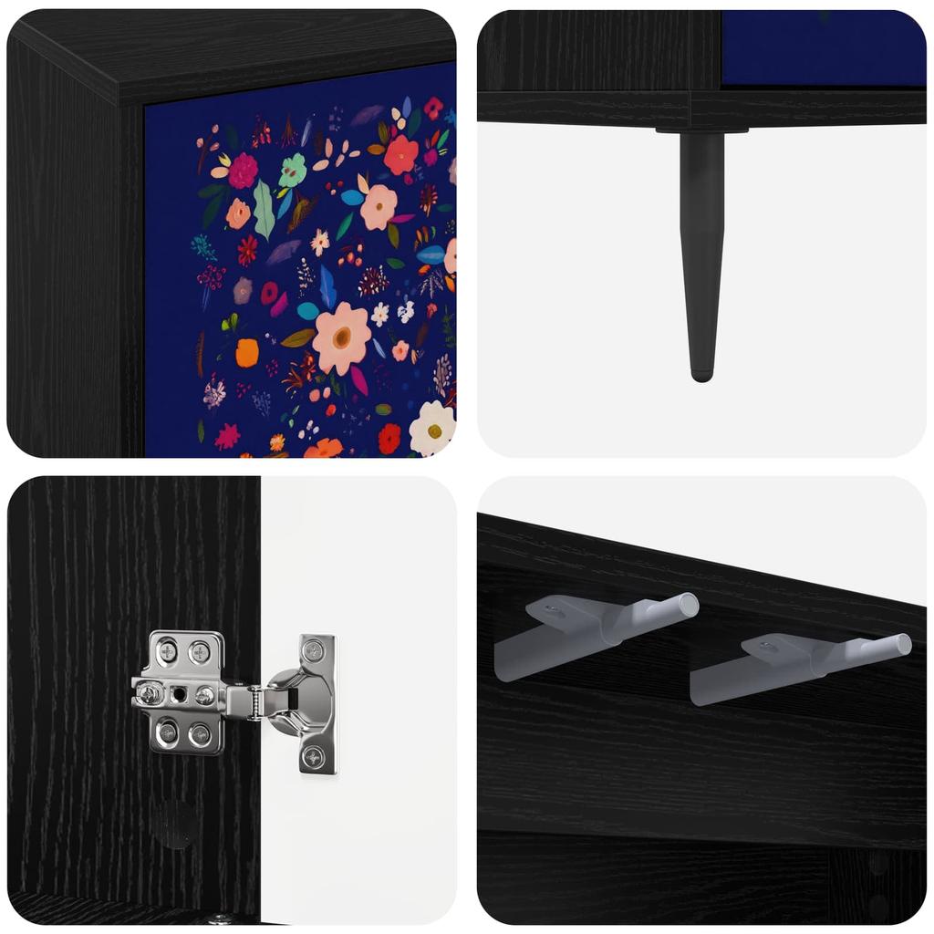 Ottoman Bed with Mattress & LEDs Dark Brown 160x200 cm Fabric