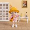 Fischerhut Obitsu11 Schuluniform Hasen-Bärenohren BJD Puppen Outfit 1/12 Puppen
