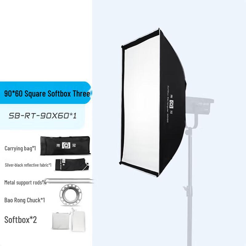 Квадратный софтбокс NANLITE SB-RT-90*60