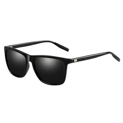 Retro Style Rectangular Frame Sunglasses For Men Classic And Fashionable Outdoor Fishing And Driving Glasses