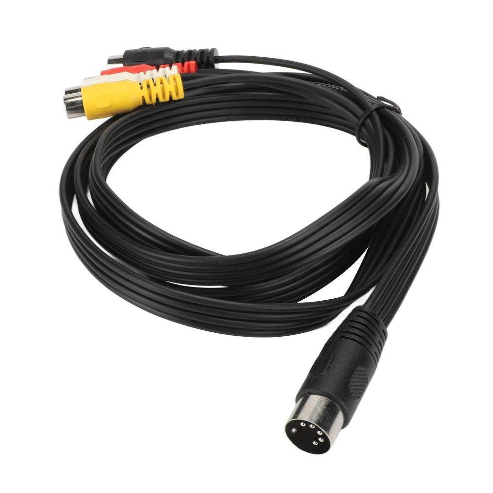 Professional 5 Pin Male Din to 4RCA Female Cable Plug and Play Conversion Cord  Phono