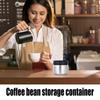 Coffee Storage Container Airtight Coffee Container Vacuum Seal Kitchen Tea Jar Food Dispenser For Snacks Candy Sugar Flour Beans