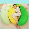 Adorable Soft Green Banana Plush Pillow Toy Ideal For Kids Companion And Comfort