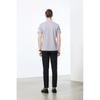 FORTEI Men's Lightweight Silk-Linen Blend Business Casual Polo Shirt
