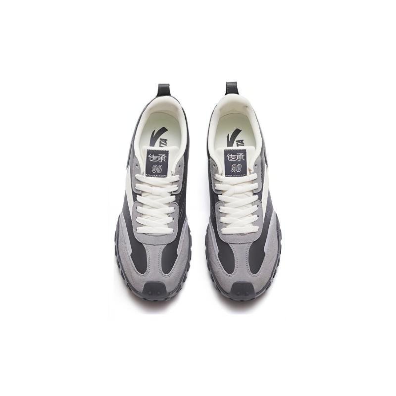Anta Heritage 90s Comfortable Cushioning Slip Resistant Abrasion Resistant Low top Sports Casual Shoes Men's Sneakers 112318892-2