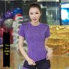 Women's Quick-Dry Slim Fit Korean Style Yoga T-Shirt: Casual, Professional, Fitness & Running Short Sleeve