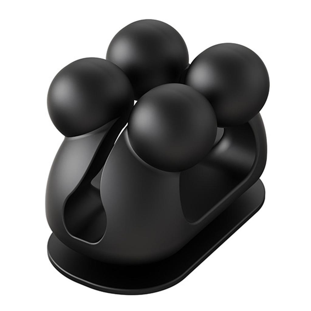 4 Stück Stark Klebende Silikon Wandhaken Klebende Silikonhaken Wandmontierte Aufhänger zur Bequemen Aufbewahrung in jedem Raum