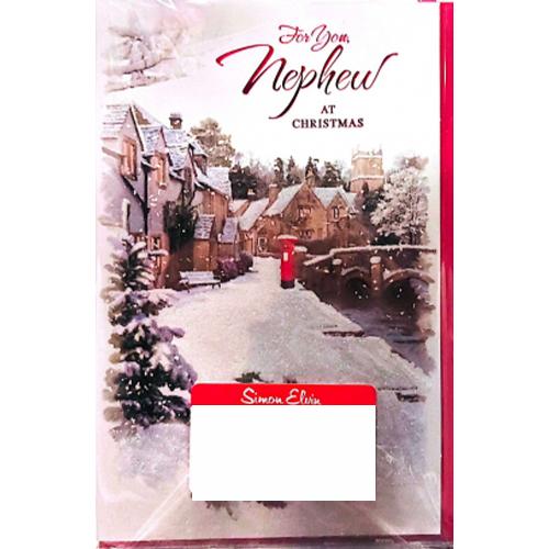 Simon Elvin For You Nephew Christmas Card (Pack of 6)
