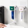Automatic Wall-Mounted Toothpaste Dispenser & Storage Rack