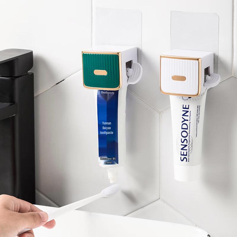 Automatic Wall-Mounted Toothpaste Dispenser & Storage Rack Standard