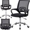 Office Chair Swivel Adjustable Room For Office Mesh Black 95Cm