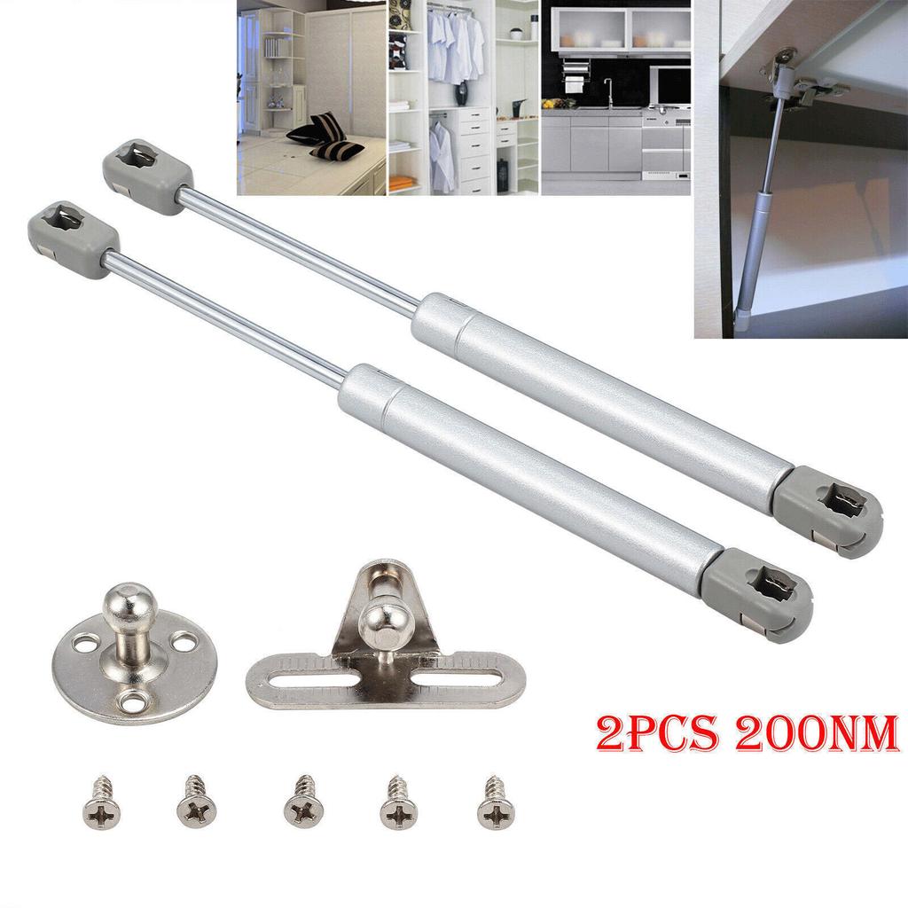 Upgraded 2/4pcs 200N Support Large Load Capacity Support set Slow Opening/Closing Simple Installation for Cupboard