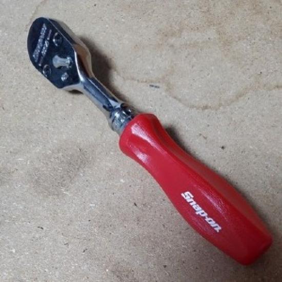 

Snap-on Tools FH100 Ratchet handle old grip custom spec. Red