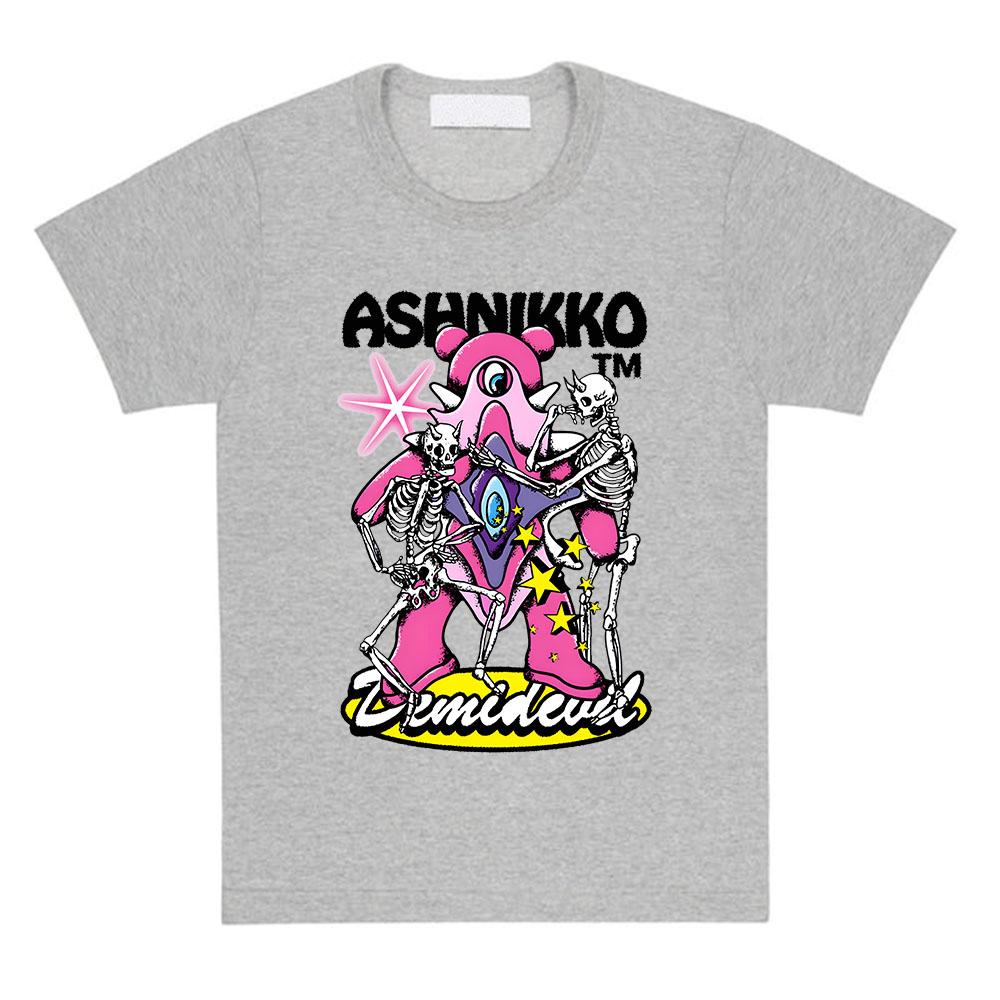 Skeleton Dry Hump Tee Ashnikko Itty Bitty Album 2025 New T-shirt Short Sleeve O-neck Unisex Streetwear Tshirts Women Graphic Top