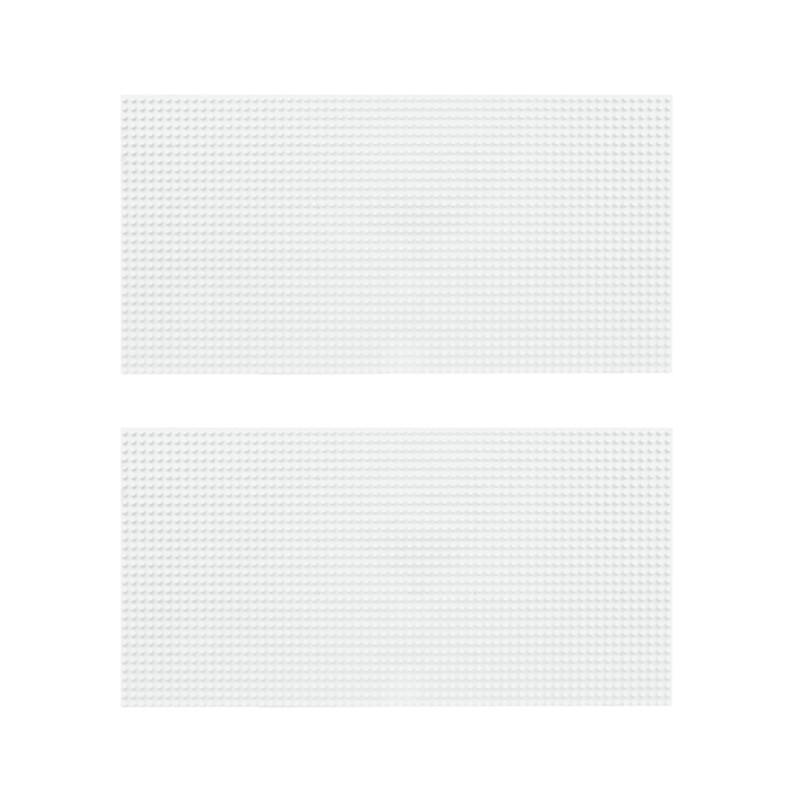 2Pcs 32x64 Holes Large Traditional Construction Bricks Base Plate - Works With Featuring Brand Playthings DO IT YOURSELF Assembled WallChristmas