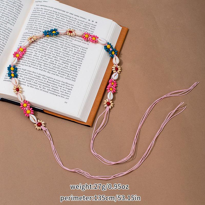 Bohemian Tassel Woven Belt - Women's Casual Exotic Korean Style Waist Ornament