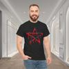 Dripping Red Star Dark Gothic Graphic T-Shirt