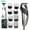 VGR 121 Hair Trimmer Adjustable Hair Cutting Machine Professional Oil Head Clipper Electric Haircut Machine Wired Trimmer Clipper Carved Home Clippers