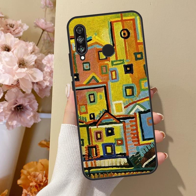 Picasso Abstract Art Painting For Huawei Nova 11 Pro 9 10 SE Y70 Y60 Y90 Y61 Y91 Y73 Y72 12s 12i 11i 8i P30 P40 Lite Case