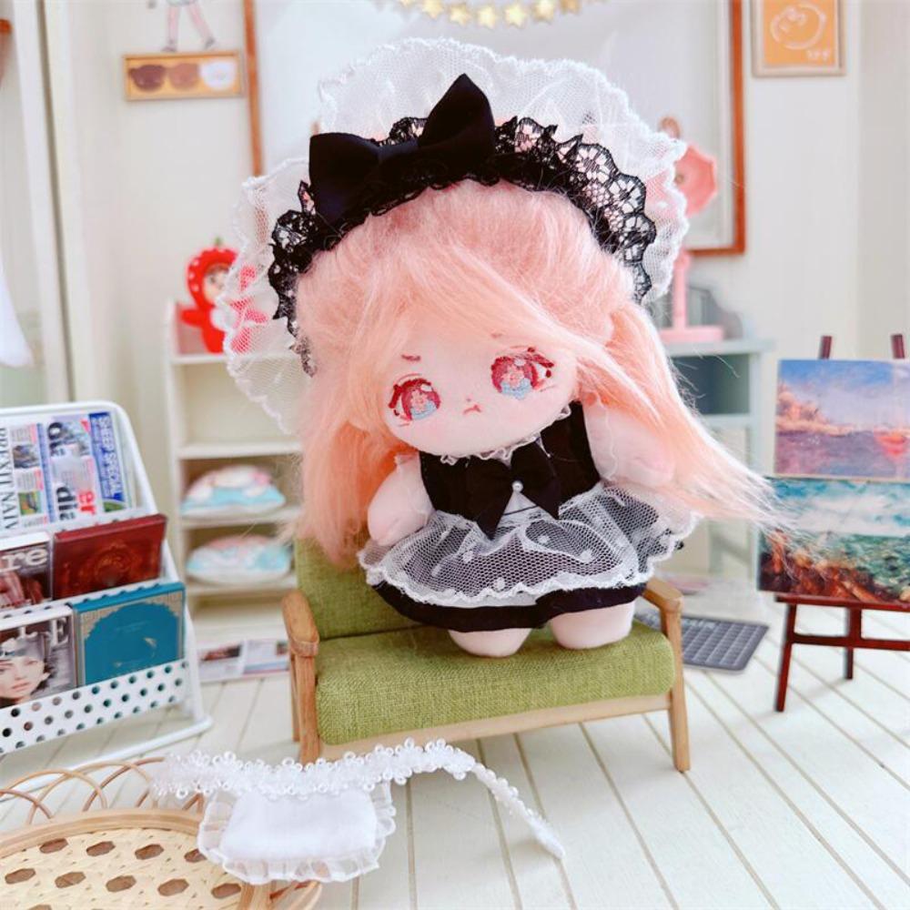 Headwear 10cm Cotton Doll Clothes Princess Skirt Idol Dolls Dress  Children's Gift